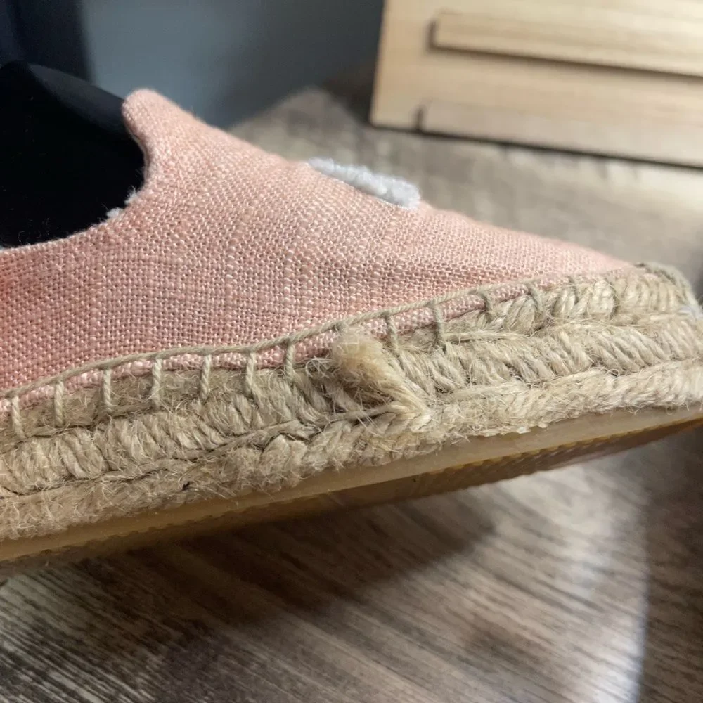 Soludos Dusty Rose Ciao Bella Espadrille Slip Ons